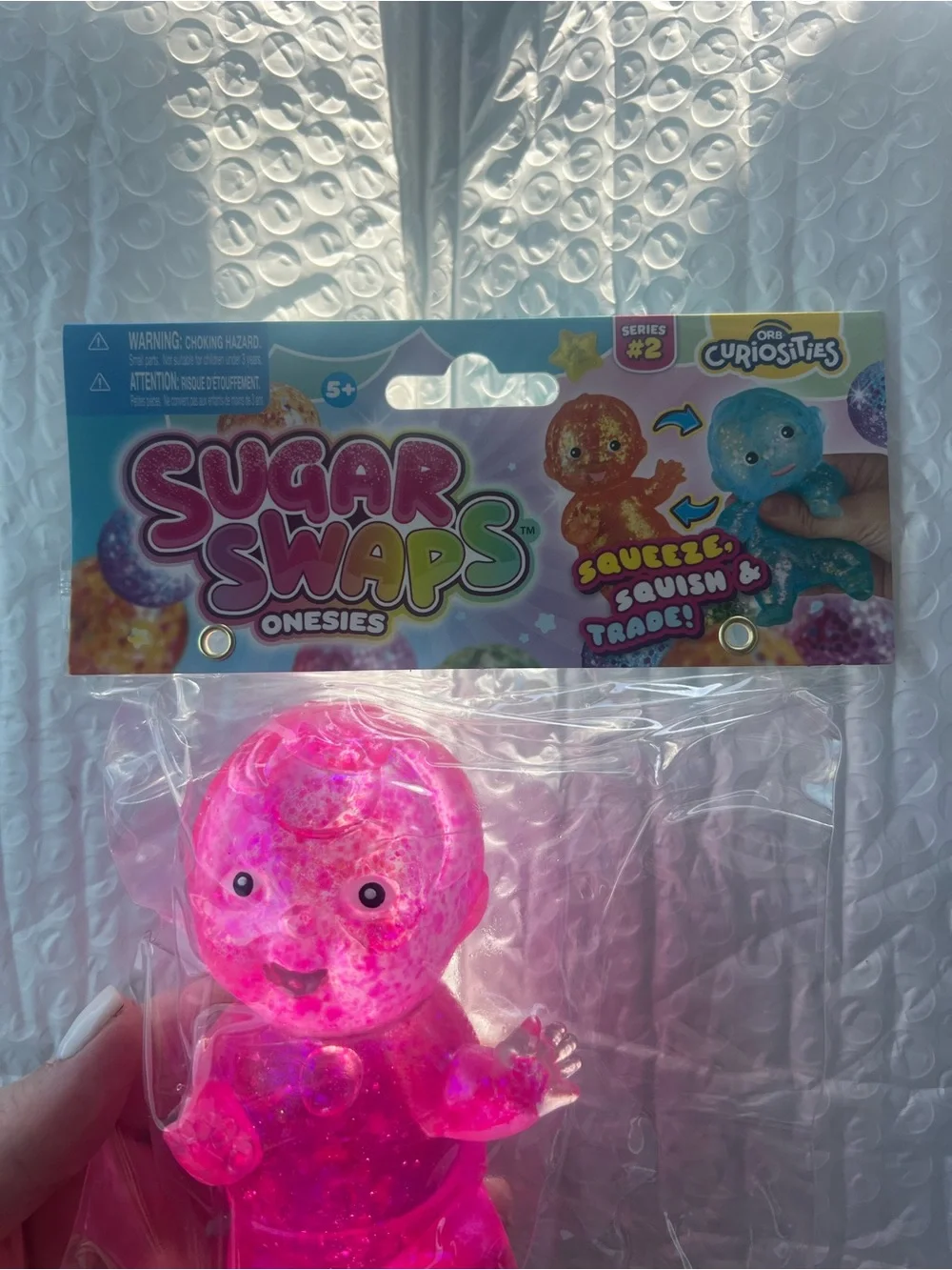 NWT Authentic Five Below Sugar Swaps Onesies - Glitter Pink